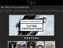 Tablet Screenshot of cyprustattooconvention.com